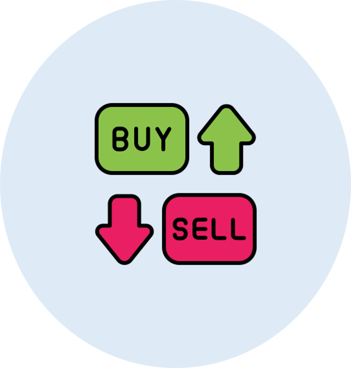 Auto Buy Sell Icon